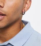 Designb Exclusive Chain Huggie Hoop Earrings In Silver