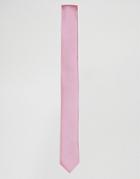 Noose & Monkey Super Skinny Tie In Pink - Pink