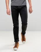 Edwin Ed-80 Slim Tapered Jean Rinsed Wash - Black