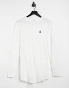 River Island Long Sleeve T-shirt In White