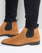 Kg Kurt Geiger Lawson Suede Chelsea Boots - Tan