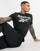 Reebok Workout Ready Sup Short Sleeve Graphic T-shirt In Black