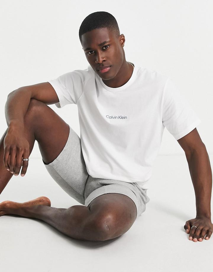 Calvin Klein Modern Structure Lounge T-shirt In White