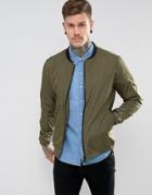 Only & Sons Plain Bomber Jacket - Green