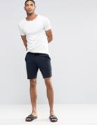 Asos Loungewear Shorts In Navy - Navy