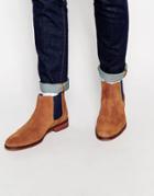 Ted Baker Camroon Suede Chelsea Boots - Brown