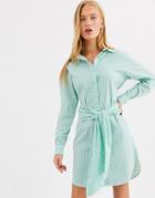 Selected Belted Dress-green