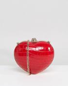 Dune Heart Bag In Red - Red