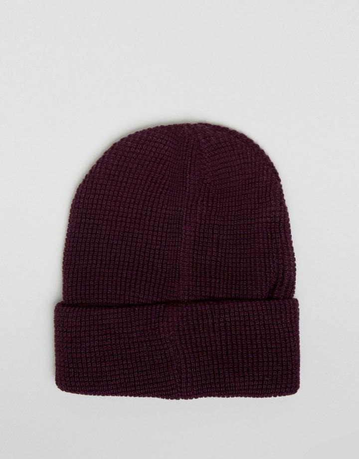 7x Beanie In Purple - Purple