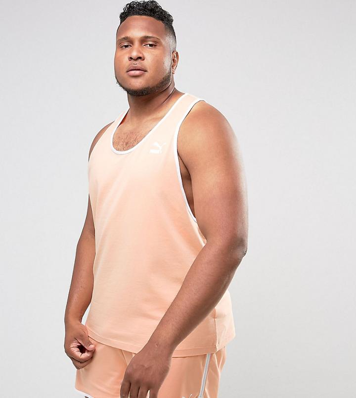 Puma Plus Racer Back Tank In Orange Exclusive To Asos 57657702 - Orange