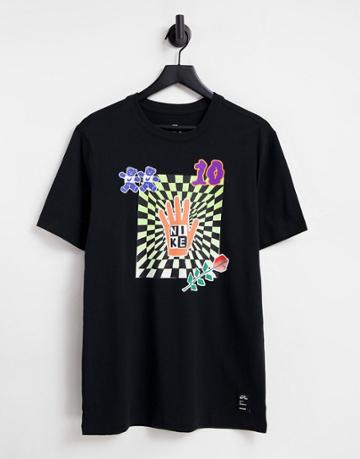 Nike A.i.r. Graphic Logo T-shirt In Black
