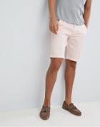 Clean Cut Slim Fit Chino Shorts - Pink