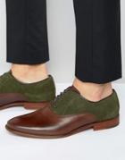 Aldo Kireviel Leather Suede Oxford Shoes - Brown