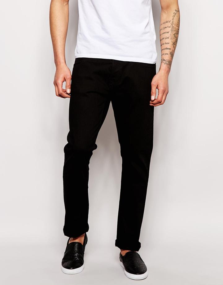 Blend Lunar Super Skinny Jeans In Black Overdye - Black