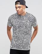 Native Youth Printed T-shirt - Blue