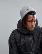 Armada Diggins Logo Label Beanie In Gray Marl - Gray