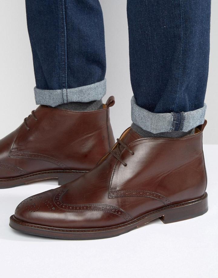Selected Homme Malcom Chukka Boot - Brown