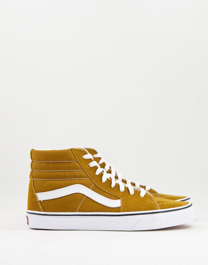 Vans Sk8-hi Sneakers In Golden Brown
