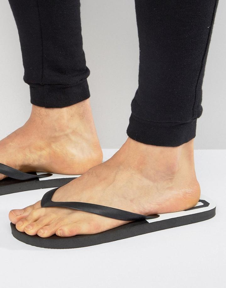 Abuze Wasp Flip Flops - Black
