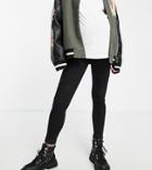 Topshop Maternity Recycled Cotton Blend Over Bump Joni Jean In Black