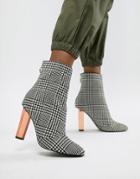 Asos Design Electricity Heeled Boots-multi