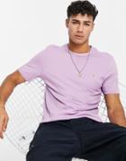 Farah Short Sleeve T-shirt In Lilac-purple