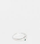 Kingsley Ryan May Birthstone Ring In Sterling Silver With Emerald Crystal