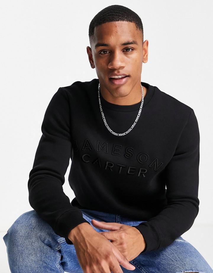 Jameson Carter Clayton Sweatshirt In Black