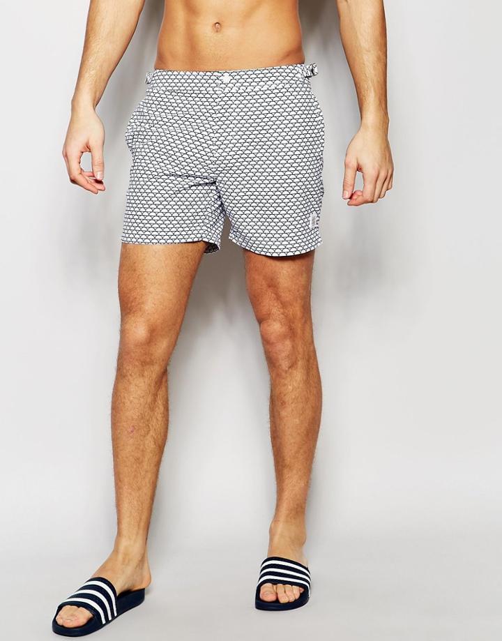 Supremacy Reef Tailored Swim Shorts - White