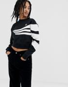 Adidas Originals Linear Sweater In Black