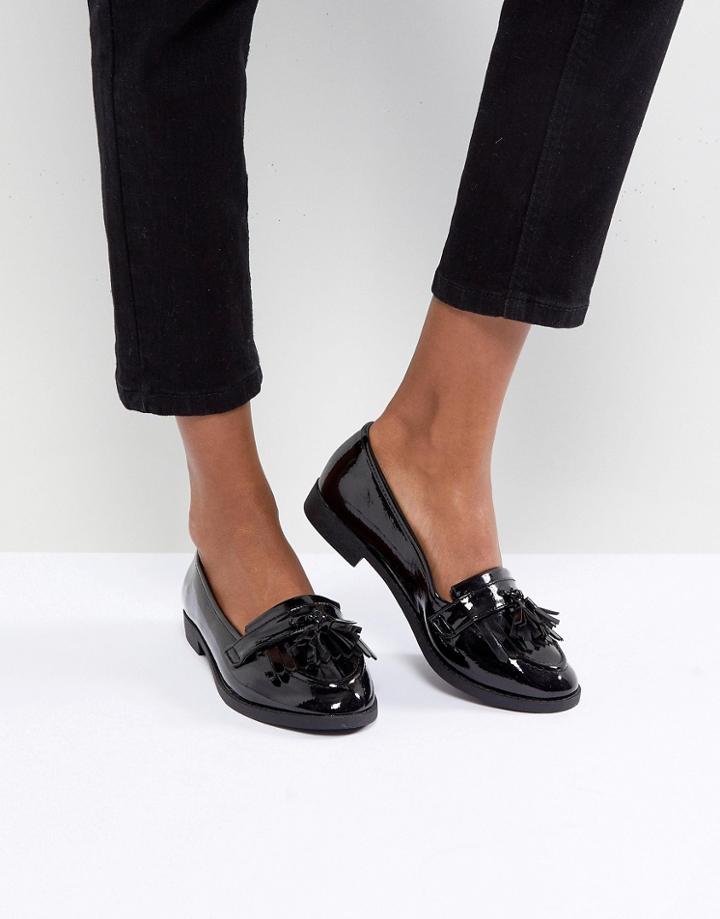 Asos Minkie Flat Shoes - Black