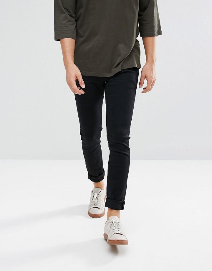 Lee Malone Super Skinny Jean Black Rinse - Black