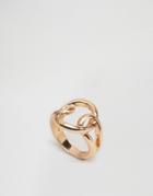 Asos Circle Knot Ring - Gold