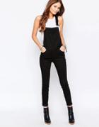 New Look Ankle Grazer Overall - Black