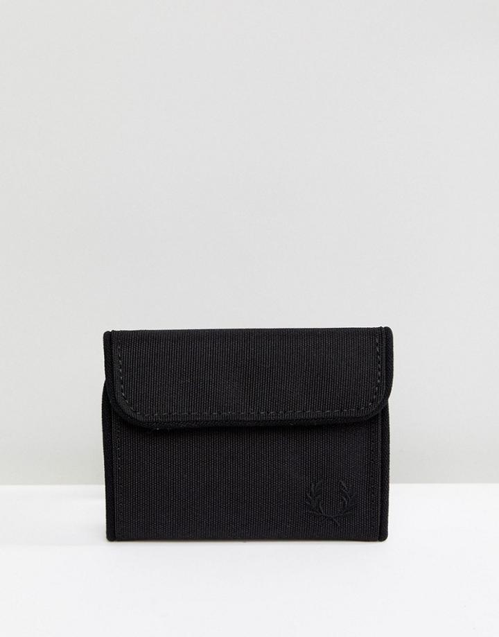 Fred Perry Sport Wallet In Black - Black