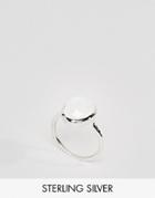 Carrie Elizabeth Sterling Silver Organic Moonstone Silver Ring - Silver