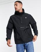 Champion Small Logo Packable Anorak In Black