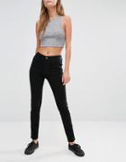 Good Vibes Bad Daze Skinny Jeans - Black