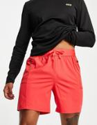 Asos 4505 Training Shorts With Utility Pockets-red