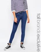 Noisy May Tall Mid Wash Paris Jegging - Blue