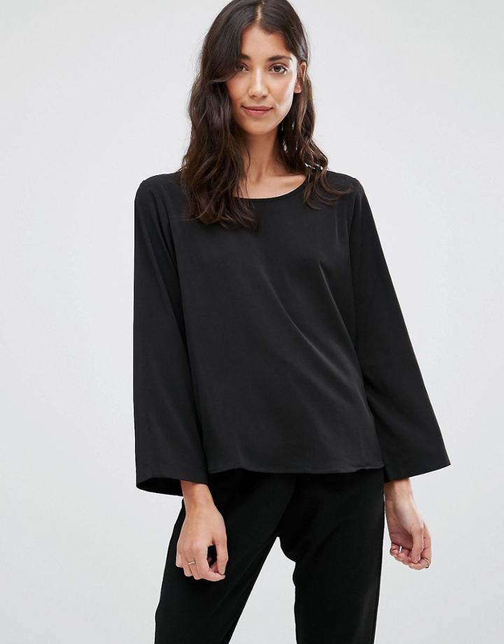 Jdy Long Sleeve Top - Black