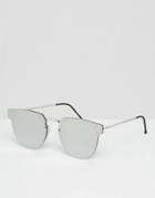 Spitfire Round Sunglasses - Silver