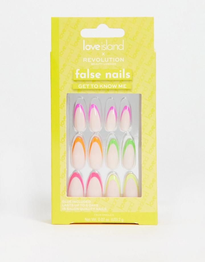 Revolution X Love Island False Nails - Get To Know Me-multi