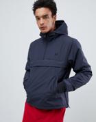 Fred Perry Half Zip Overhead Brentham Jacket In Dark Gray - Gray