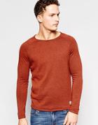 Jack & Jones Knitted Sweater With Crew Neck - Ketchup