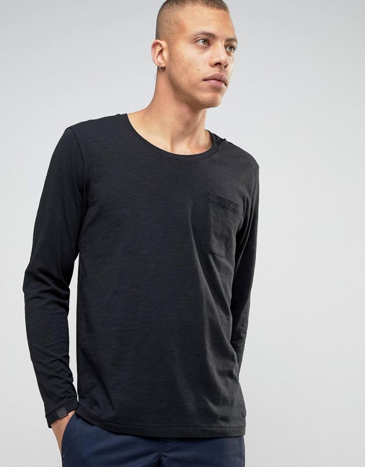 Produkt Long Sleeve T-shirt With Pocket - Black