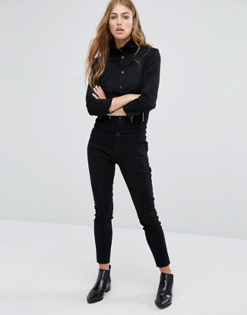 Dl1961 Jessica Alba X Dl Utility Jumpsuit - Black