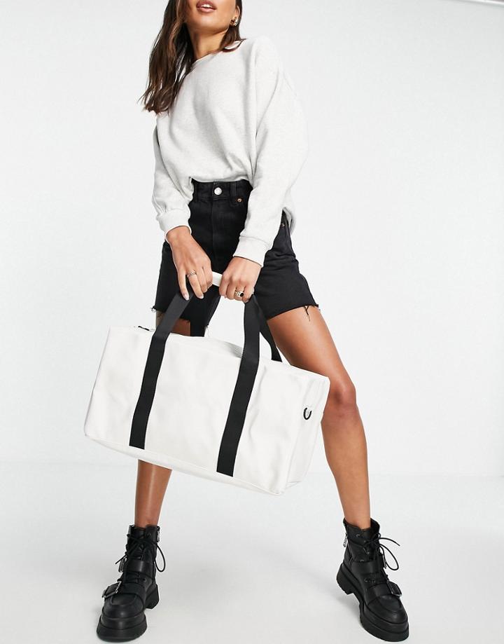 Rains Gym Bag In Off-white
