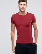 Emporio Armani T-shirt In Extreme Muscle Fit - Red