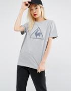 Le Coq Sportif T-shirt With Large Logo - Gray